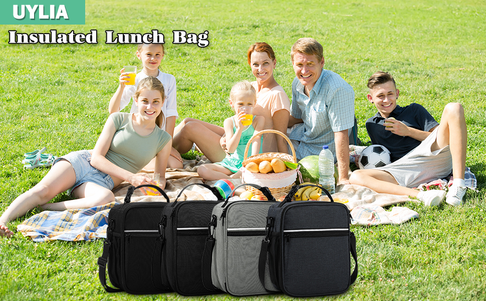 UYLIA 9L Portable Lunch Bag for Women Men Lunch Box Adults with
