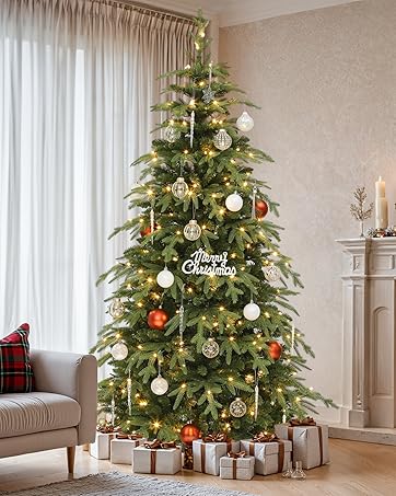 Amazon.com: YITAHOME Prelit Christmas Tree 6ft with Remote