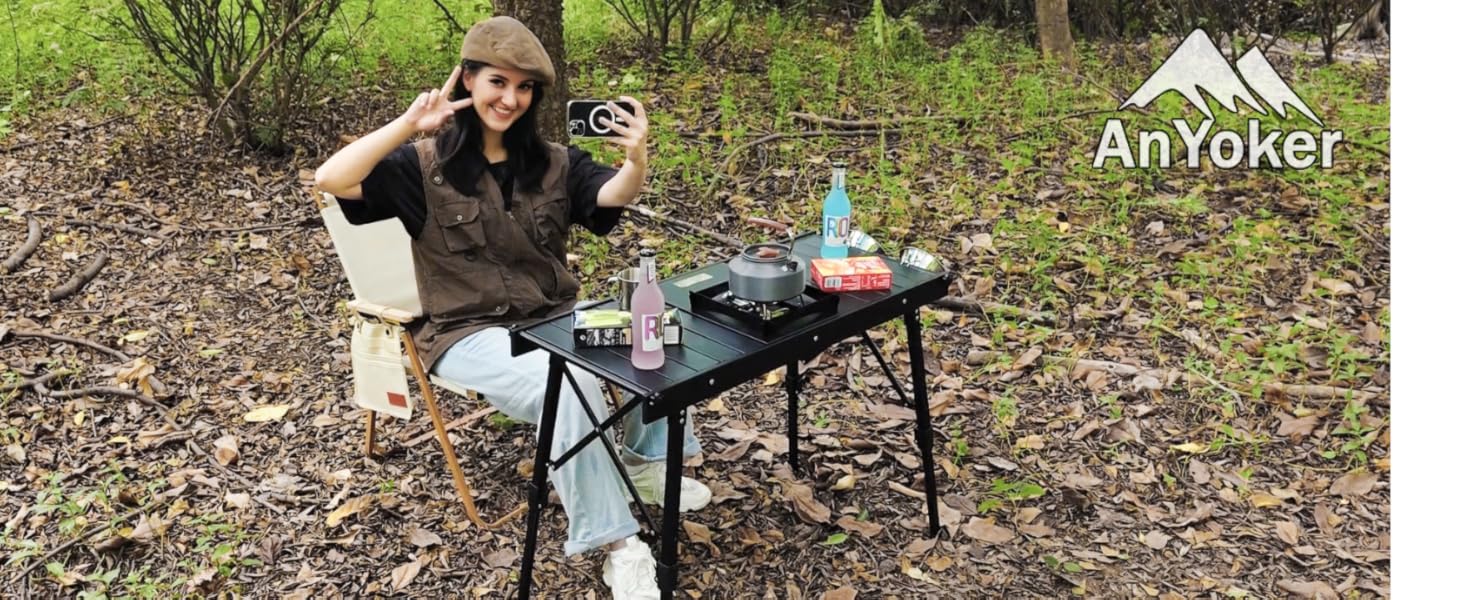 IGT camping table portable and light weight