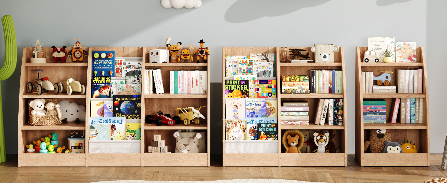 wooden bookcase