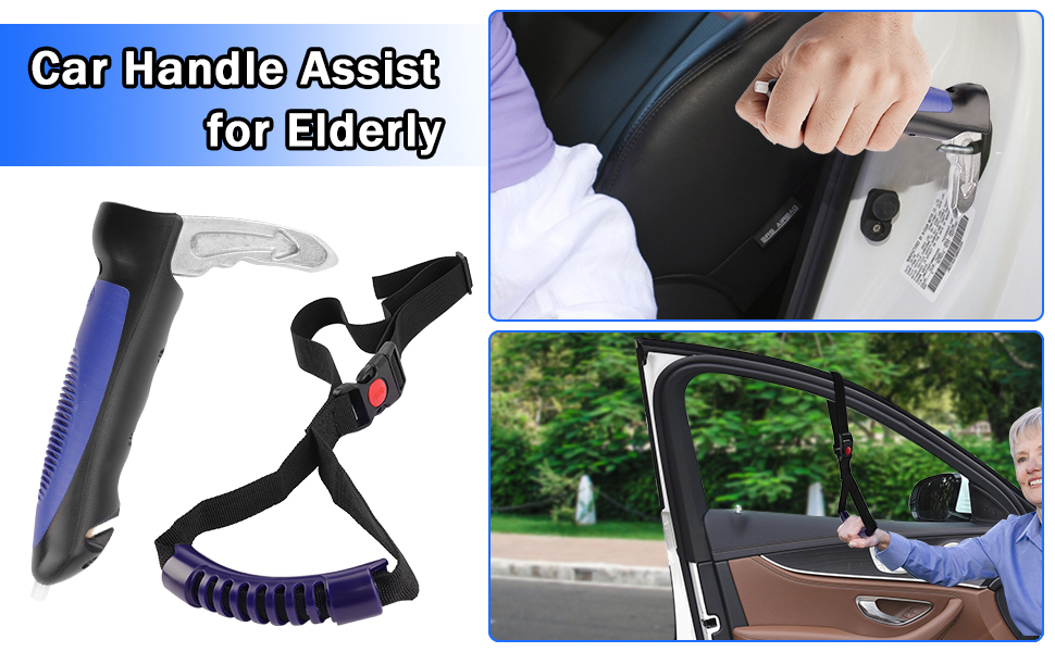 Jimtyee 5 in 1 Car Handle Assist for Elderly Car Door Handle Automotive Portable