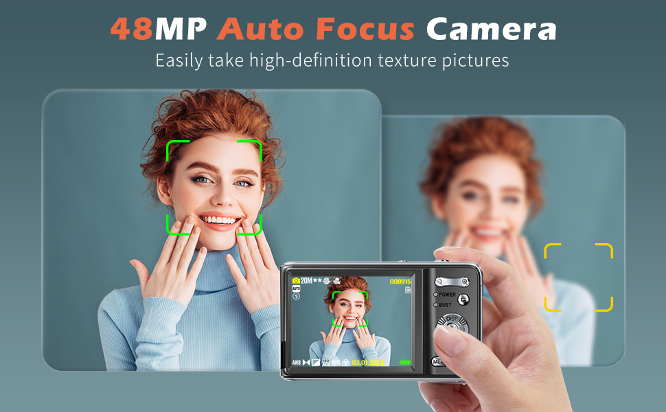 48MP Digital Camera with Autofocus
