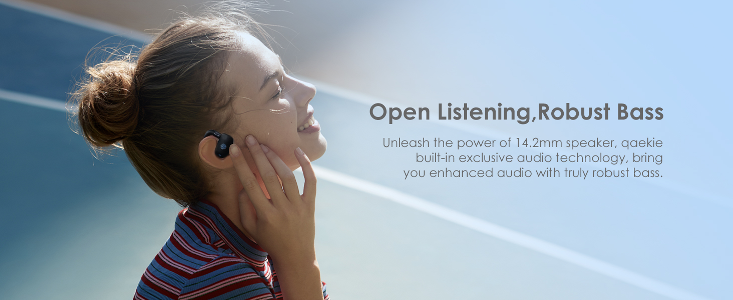 True Wireless Open Ear Headphones