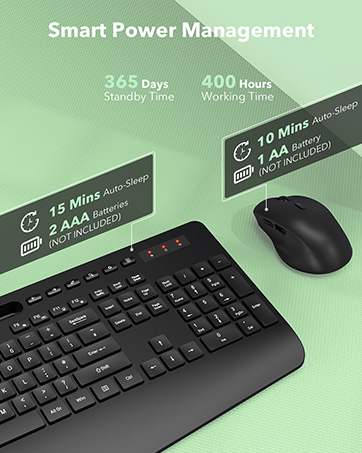 SABLUTE wireless keyboard and mouse