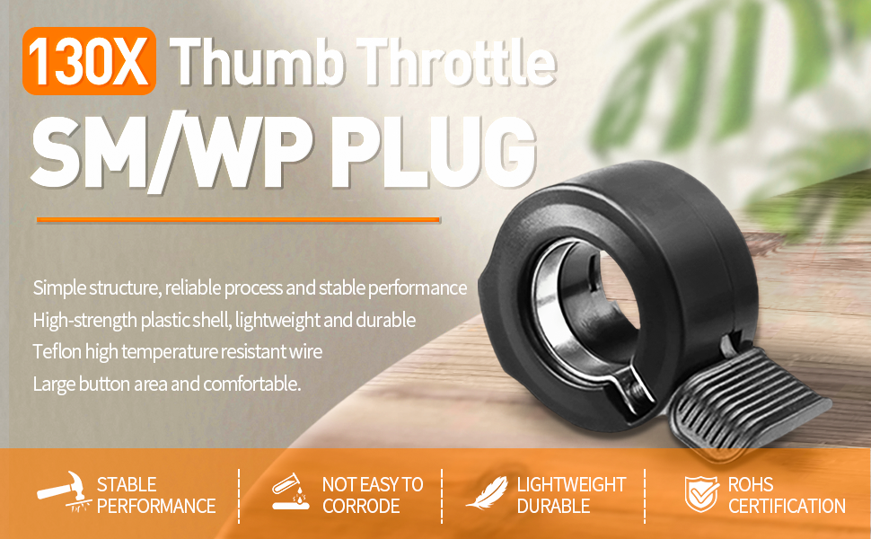 Description Picture 3 of itemAccelerator Throttle for Kugoo G2 Pro Electric Scooter 130X Waterproof 3 Pin Electric Bicycle Speed Control Accessories