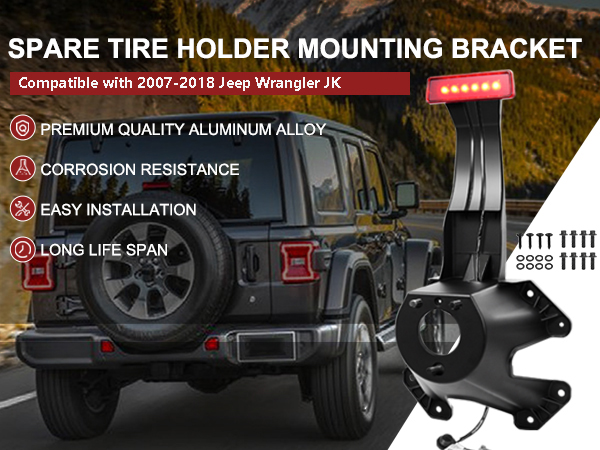 Amazon.com: Spare Tire Holder Mounting Bracket with Screws