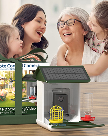 bird feeder with camera ai outdoor