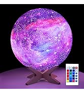 Childrenlive Galaxy Moon Lamp Kids Night Light for Bedroom