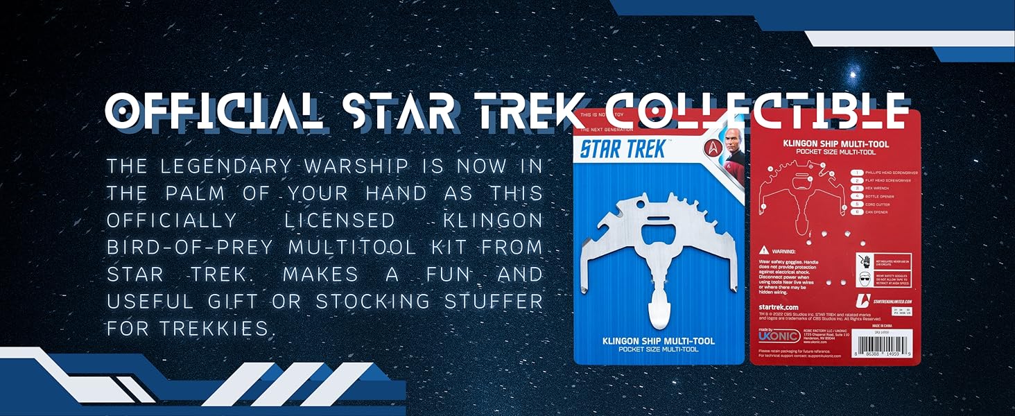 Star Trek Multitool Kit Screwdriver Wrench Bottle Opener Hand Tools Portable Survival Camping Tool
