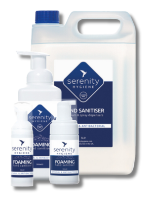 sanitiser hand foam cleanser