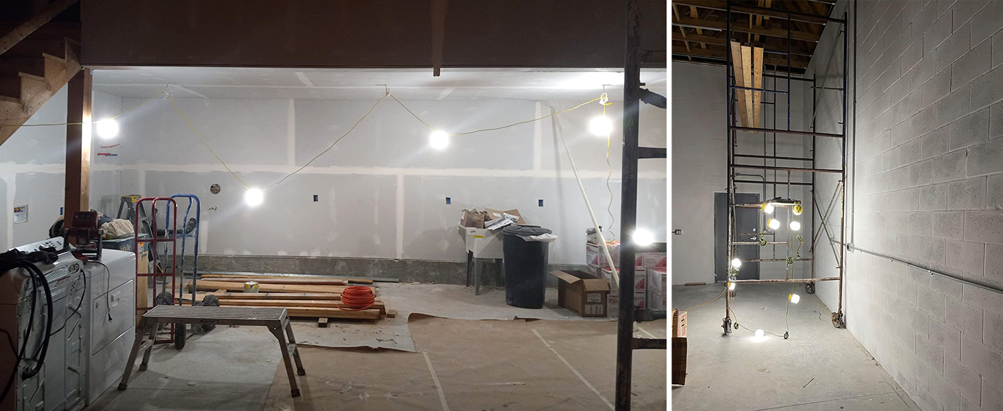Construction site lighting