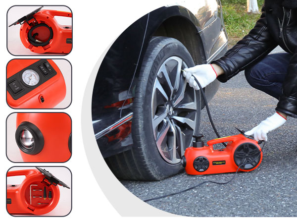 Amazon.com: ROGTZ Upgraded Electric Hydraulic Car Jack Kit 5