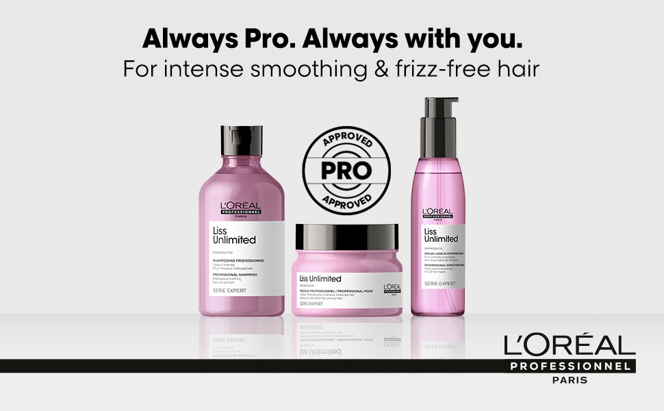 LOreal Professionnel Liss Unlimited for smooth frizz free hair