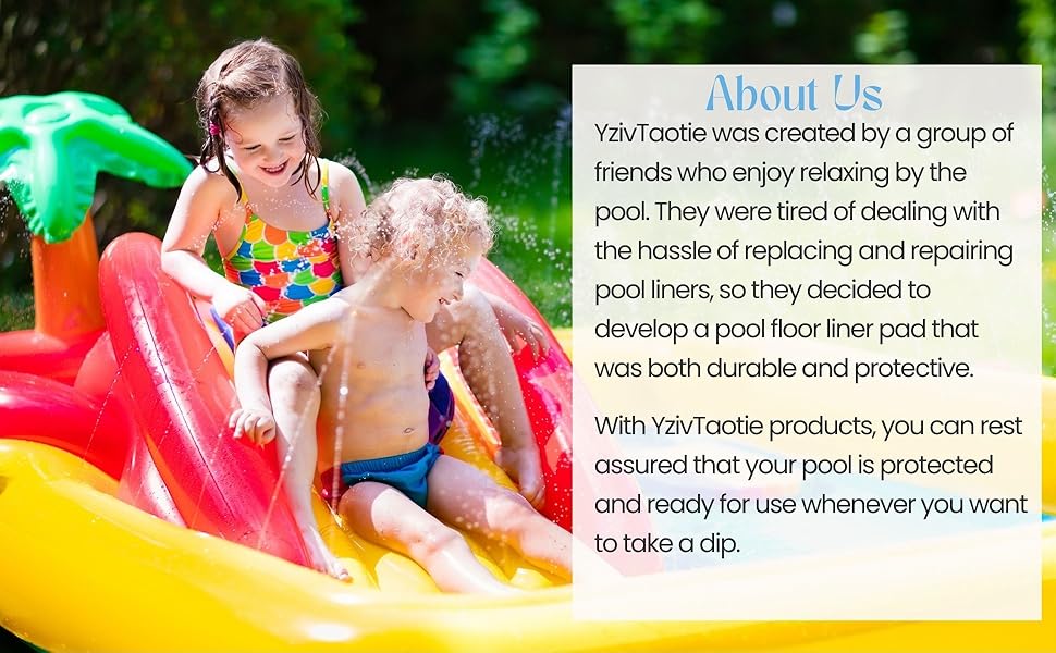 YZIVTAOTIE 15FT Round Above Ground Pool Floor Liner Pad