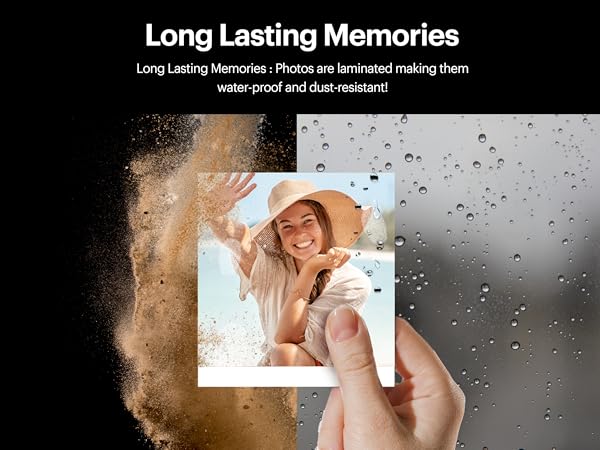 Long lasting memories through laminated photos