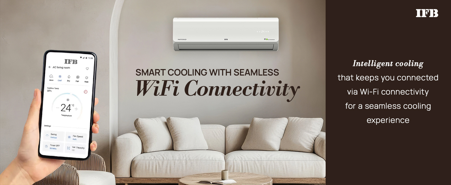 ifb ac, air conditioners, ac, hybrid mode, fast cooling, inveter mode, 4 way