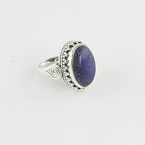 NOVICA Rings Jewelry For Girls For Women Cocktail Stone Sterling Silver Gift Handmade Band Flower