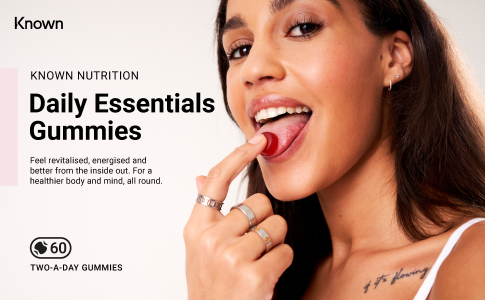 Vegan Daily Essentials Multivitamin Gummies by Known Nutrition 60 Two