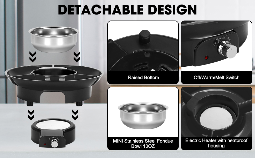 DETACHABLE DESIGN