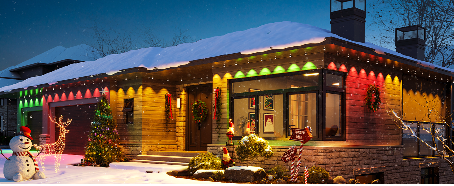 permanent outdoor lights  RGBIC