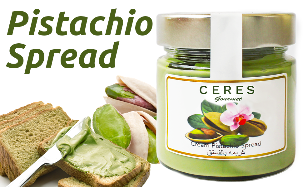 Pistachio Butter Spread 7.76 Oz, Sweet Pistachio Nut Cream