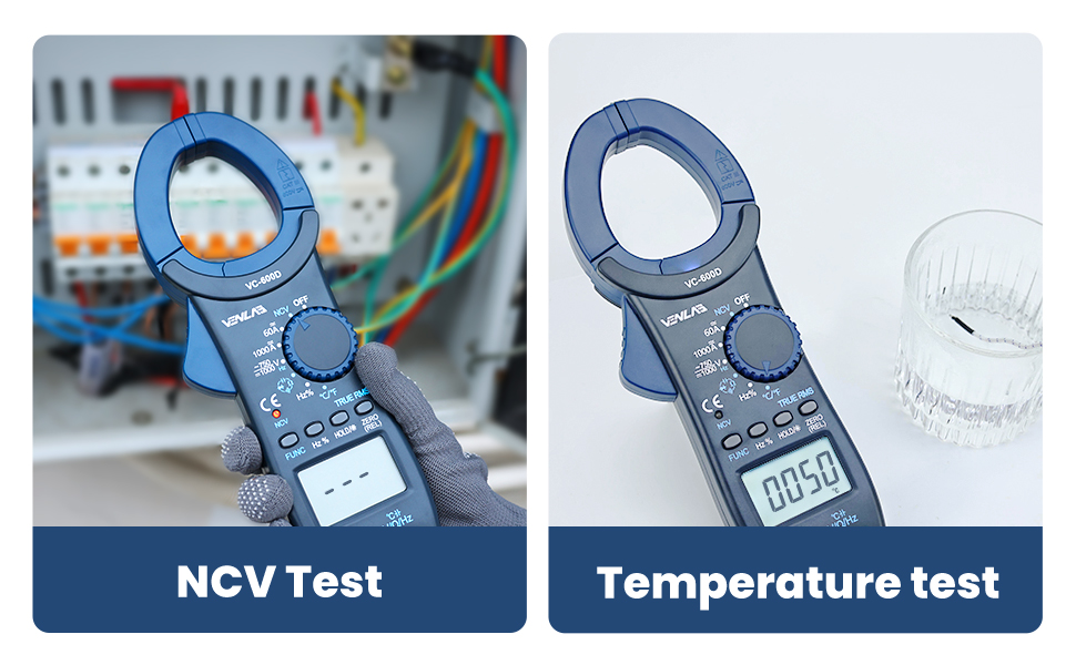 VENLAB Digital Clamp Meter 1000A TRMS 6000 Counts AC/DC Current