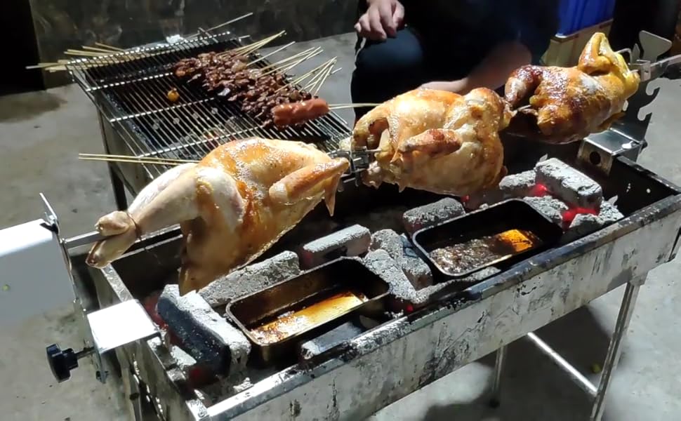 電気鶏鴨丸焼き機