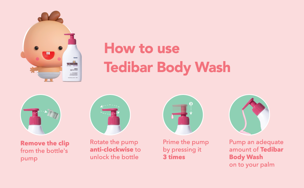 Buy Tedibar Body wash for Babies 100 soap & Alkali free Skin