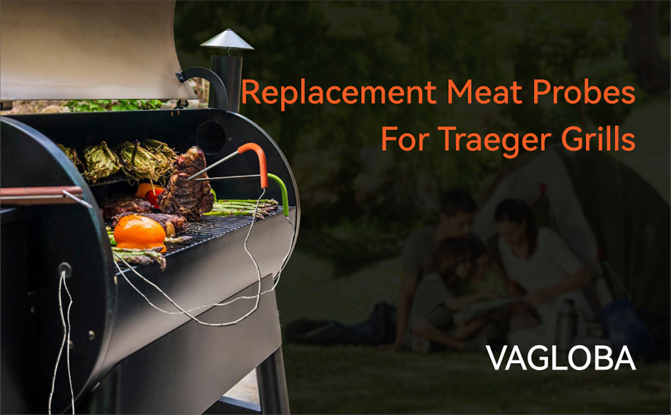 Replacement Meat Probe for Traeger Pellet Grill and Smoker