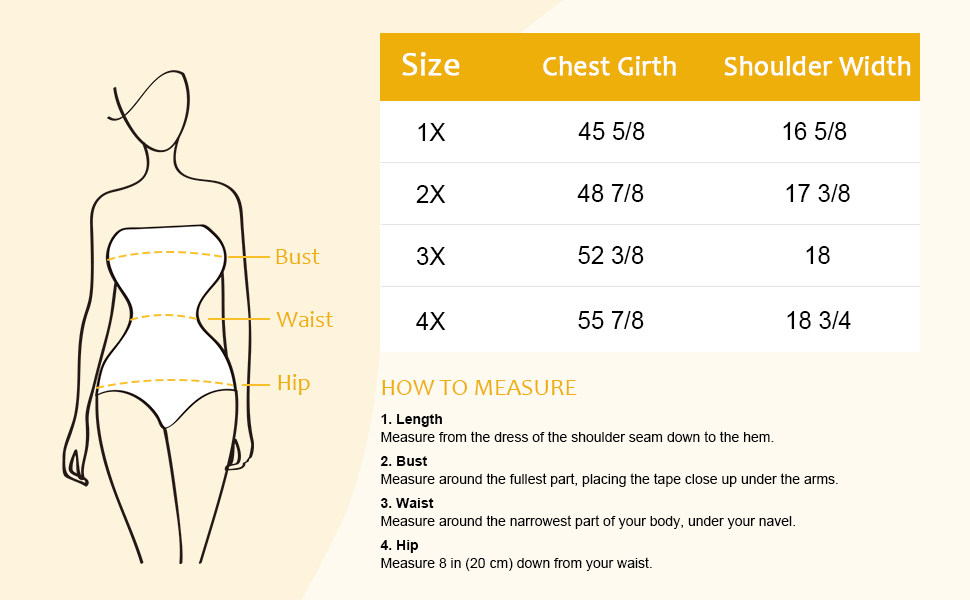 Garment SIze Chart