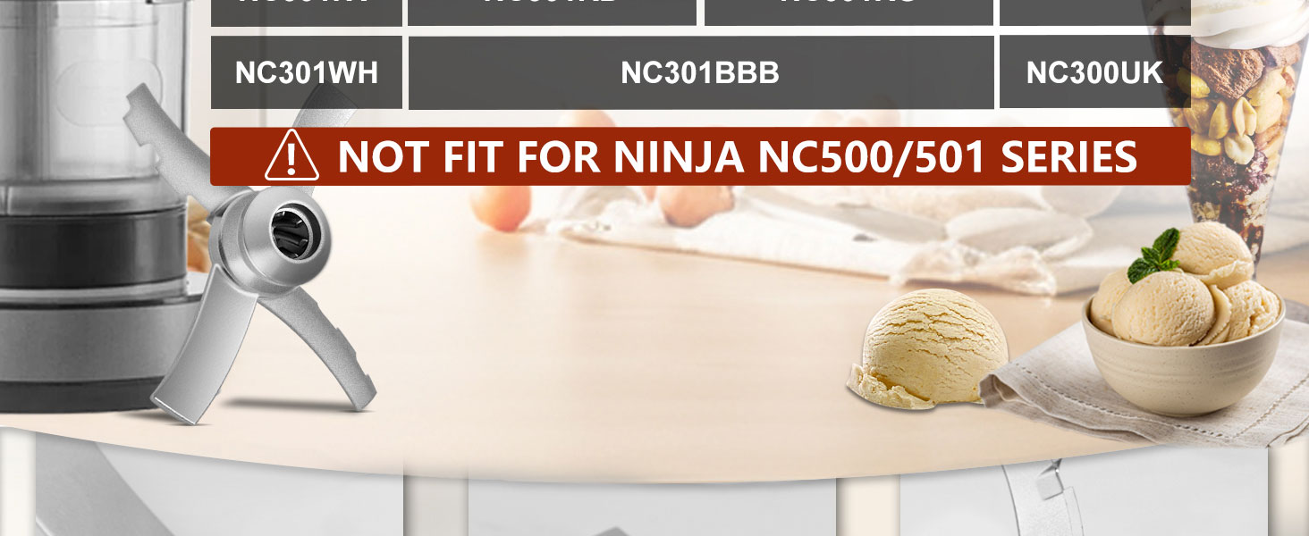 NC300 Icecream Creamer Machine Stainless Steel Accessories Mixing Parts