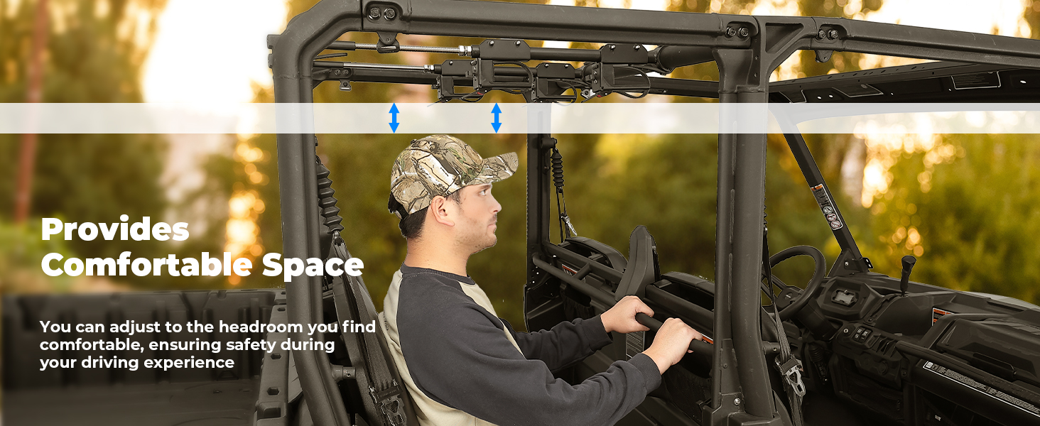 UTV hunting gear holder