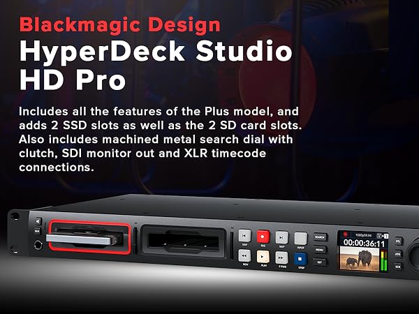 Amazon.com: Blackmagic Design HyperDeck Studio HD Pro