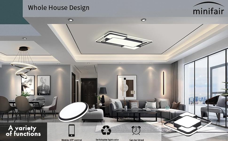 Whole house design ceiling lights
