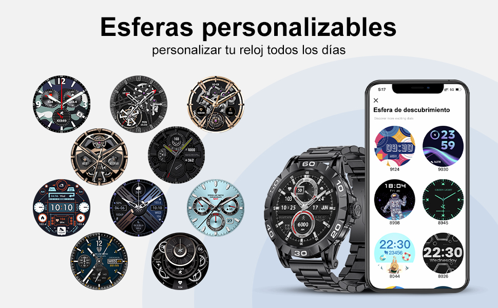 LIGE Reloj Inteligente para Hombre