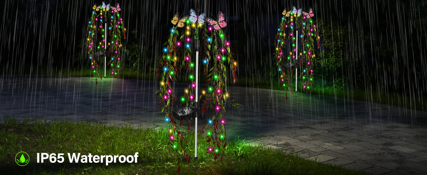 solar powered decorative outdoor lights