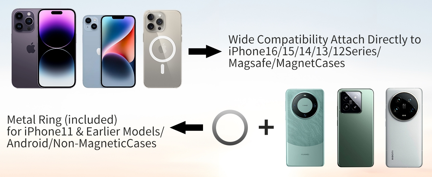 vacuum magnetic phone holder stand 
