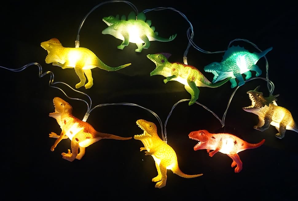 Hoolight Dinosaur String Lights with Bright Dinosaurs