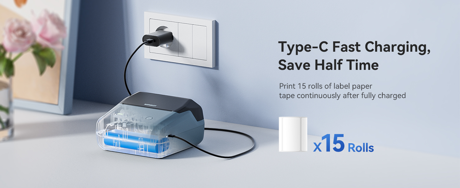 NIIMBOT B31 Label Maker, 3 Inch Portable Barcode Label