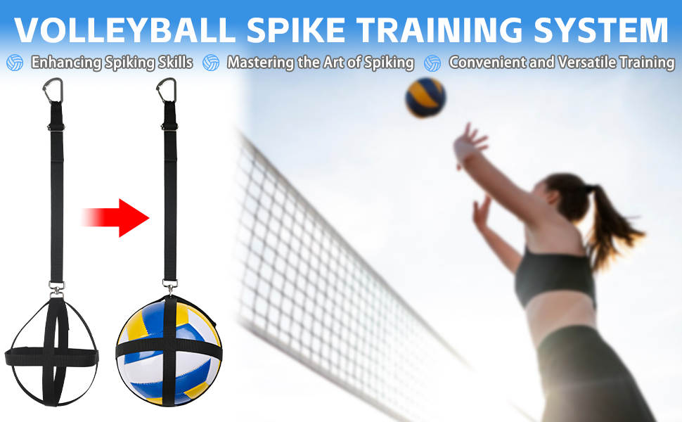 AzReference Volleyball Spike Trainer Solo Serve Trainer