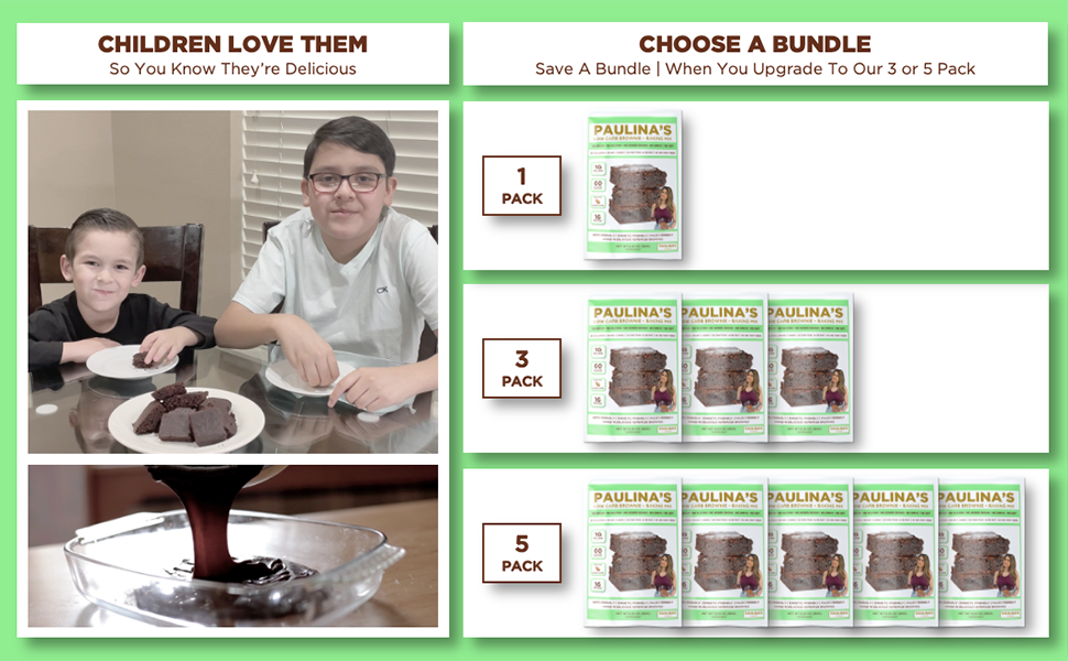 Low Carb Brownies Bundle Chocolate Children