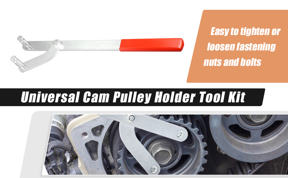 X AUTOHAUX Cam Pulley Holder Camshaft Pulley Holding Tool for Honda for Toyota for