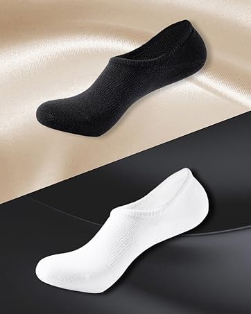 No Show Socks White Black