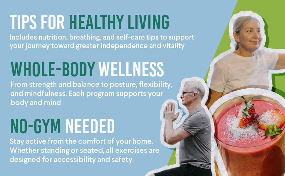 For Seniors; Elderly; Balance Exercises; Chair; Yoga; Seated; Workouts; Health; Tips; Flexibility;