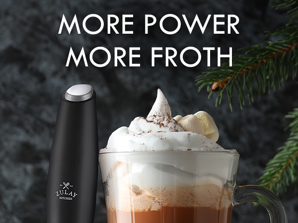 Amazon.com: Zulay Powerful Milk Frother for Coffee with