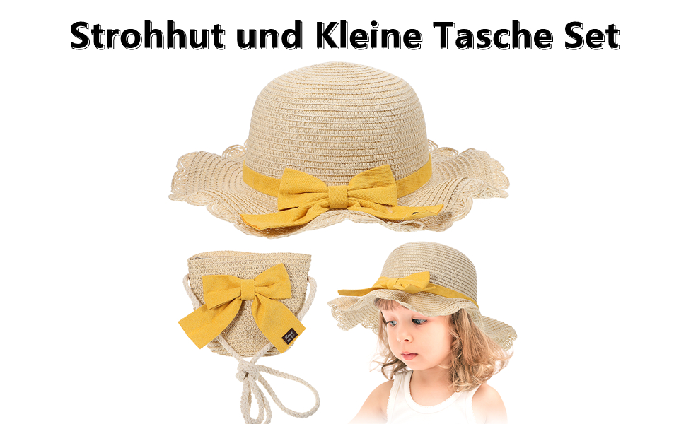 strohhut mädchen