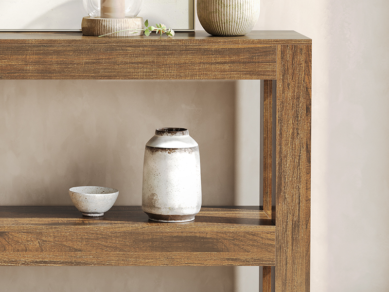 this narrow sofa table is perfect for your living room, entry, hallway or front door space