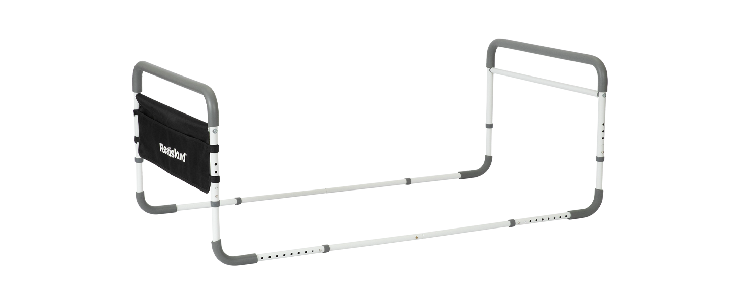 RESTISLAND Dual Bed Side Hand Rail, Bed Assist Rail