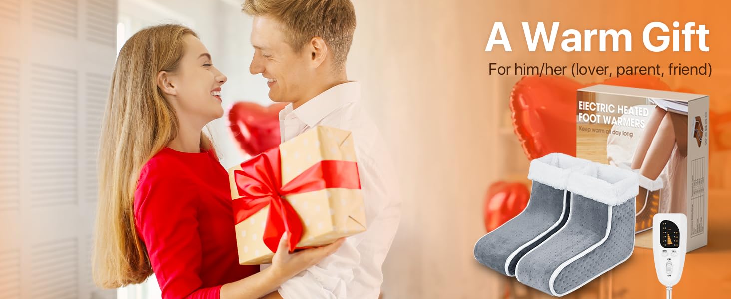 Split Electric Foot Warmer,Quick Heating Pad for Feet，Universal Size