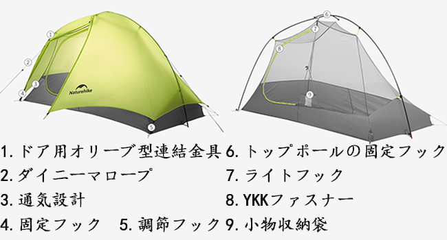 Naturehike スタートレイル EXT 780g超軽量テント Amazon.co.jp: Naturehike ソロテント 780g軽量 上部拡幅設計
